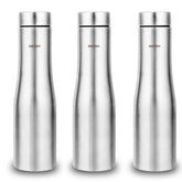 Montavo by FnS Purify Stainless Steel Water Bottle Set of 3 (Capacity 750 ml)